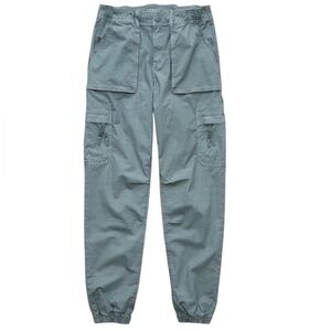 American Eagle Outfitters Blue-Grey Baggy Jogger Cargo Pants